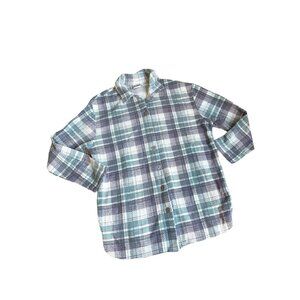 Vintage Womens Purple Plaid Jacket Shirt Shacket size Small